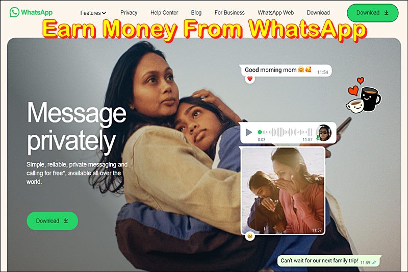 how to earn money from whatsapp