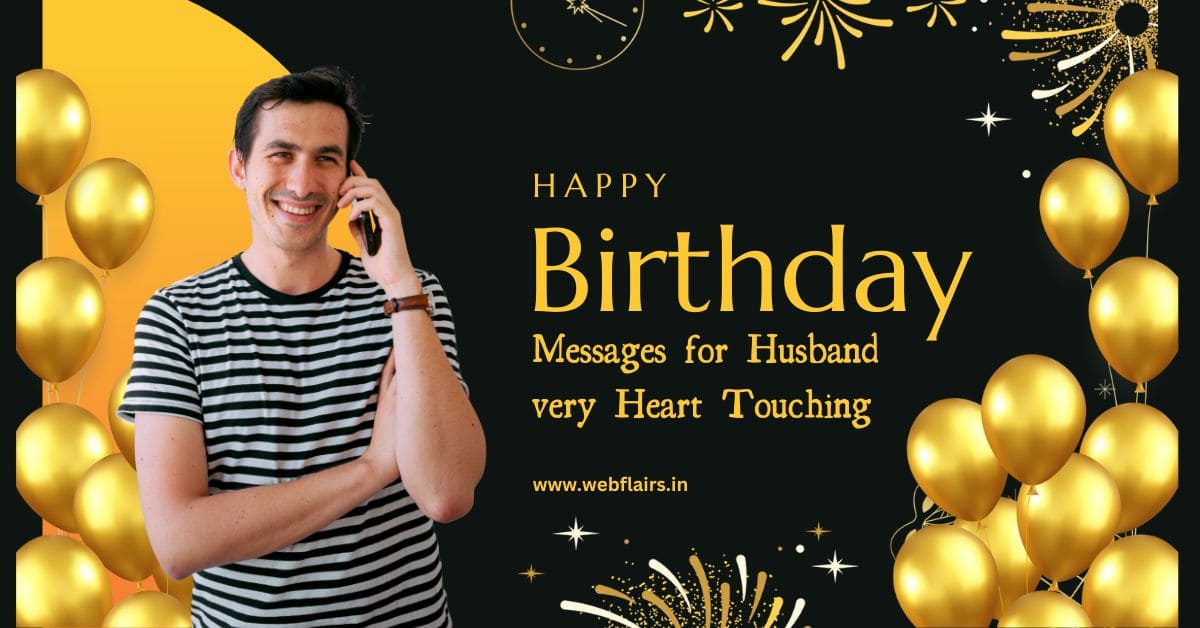 touching birthday message for husband